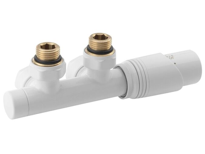 Bruckner WICHER připojovací sada termostatická pro středové připojení 50mm, provedení bílá