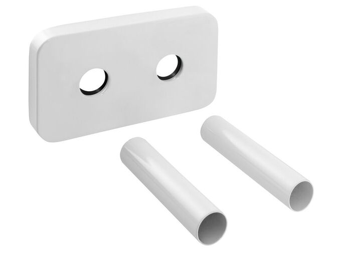 Bruckner WICHER krycí rozeta pro středové připojení 50mm, bílá