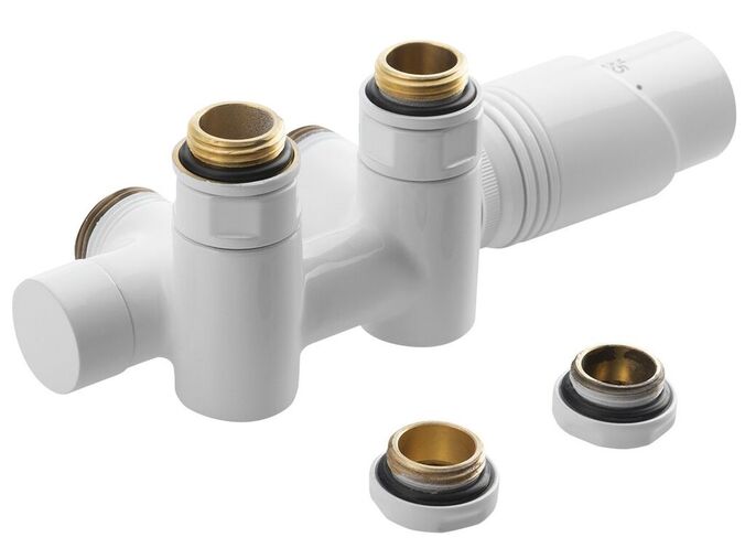 Bruckner WICHER COMBI připojovací sada termostatická pro středové připojení 50mm, bílá