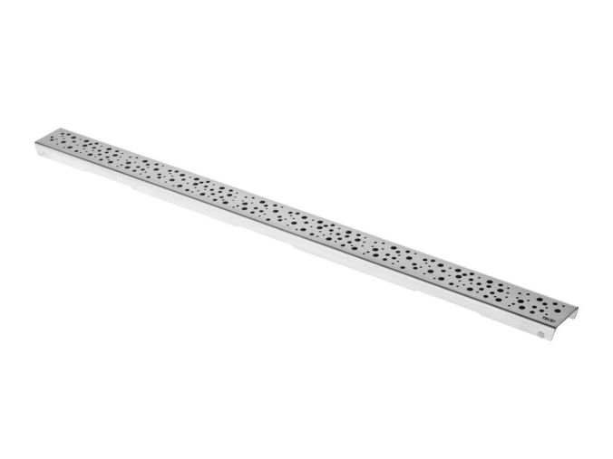 Tece TECEdrainline designová mřížka 100 cm, design drops, ocelová kartáčovaná
