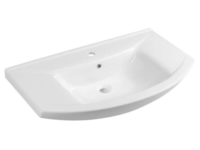 Aqualine ZERO 86 keramické umyvadlo nábytkové 86x50cm, bílá