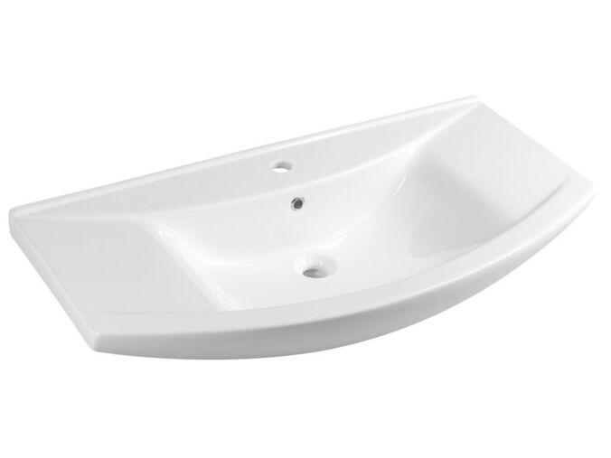 Aqualine ZERO 97 keramické umyvadlo nábytkové 97x51cm, bílá