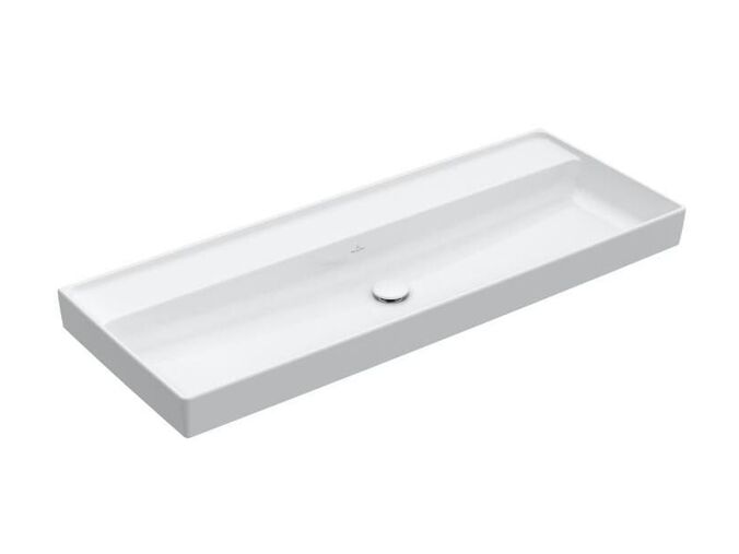 Villeroy & Boch Collaro Umyvadlo nábytkové 1200x470 mm, bez přepadu, bez otvoru pro baterii, CeramicPlus, Stone White
