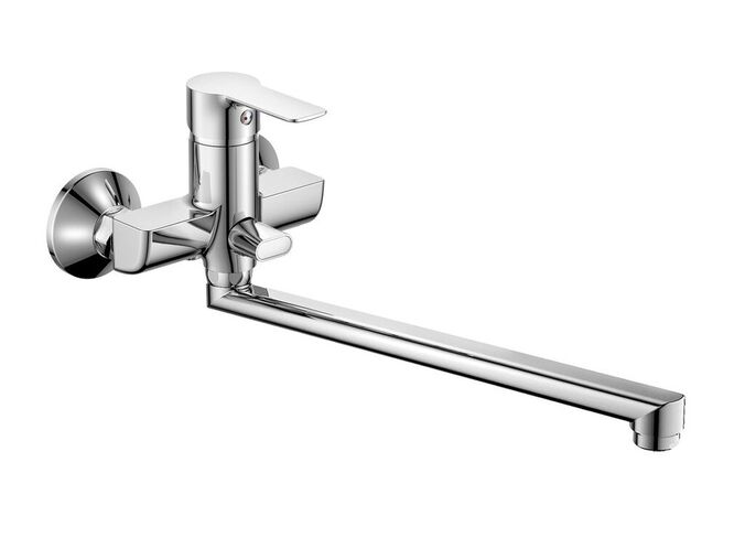 Bruckner BARON nástěnná umyvadlová/vanová baterie, rozteč 100mm, chrom