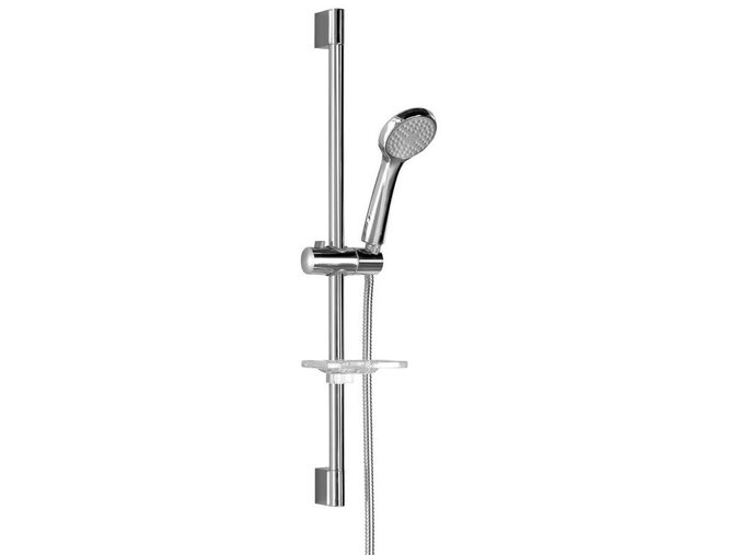Bruckner Sprchová souprava s mýdlenkou, posuvný držák 645mm, hadice 1500mm, chrom
