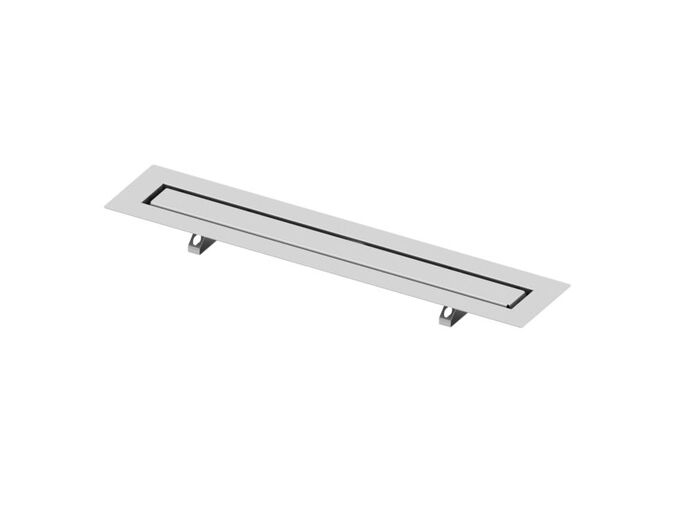 Tece TECEdrainline rovný žlábek 153,5 cm, s těsnícím límcem a krytem pro nalepení dlažby či kamene
