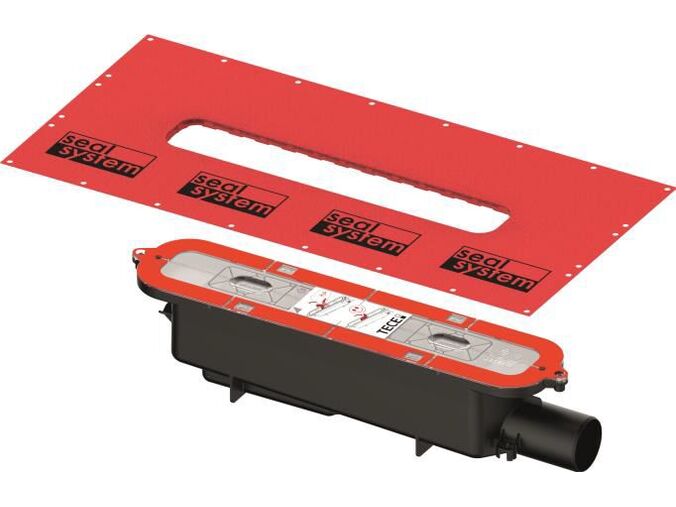 Tece TECEdrainprofile standard, odpad DN 50 boční odpad, 0.8 l/s