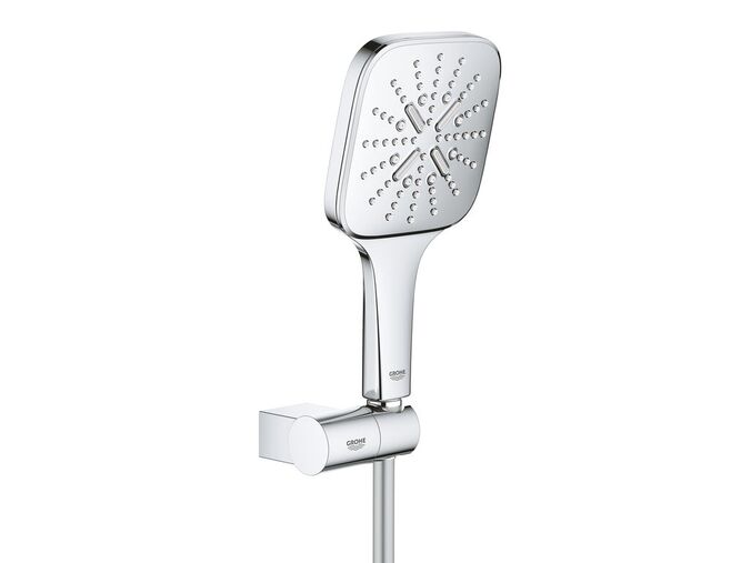 Grohe Rainshower SmartActive Cube Sada sprchové hlavice 130 9,5 l/min, 3 proudy, držáku a hadice, chrom