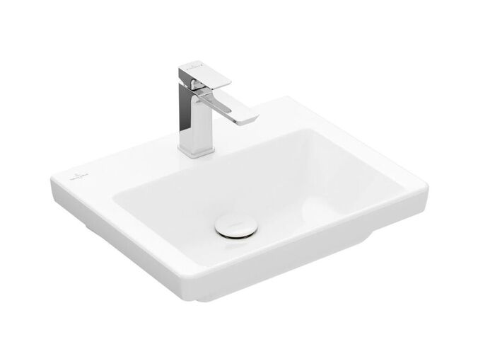 Villeroy & Boch Subway 3.0 Umývátko nábytkové 500x400 mm, bez přepadu, otvor pro baterii, CeramicPlus, Stone White