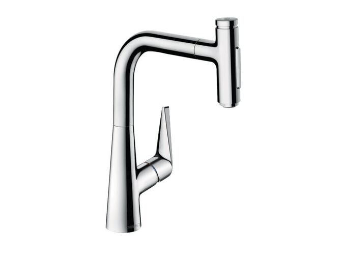 Hansgrohe Talis Select M51 Dřezová baterie s výsuvnou sprškou, chrom