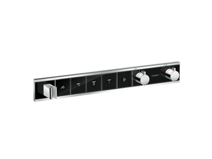 Hansgrohe RainSelect Baterie pod omítku pro 5 spotřebičů, černá/chrom