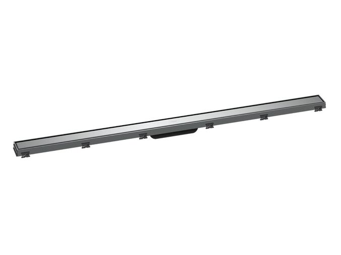 Hansgrohe Raindrain Sprchový žlab s nerezovým roštem 1200, s výškově stavitelným rámem, chrom