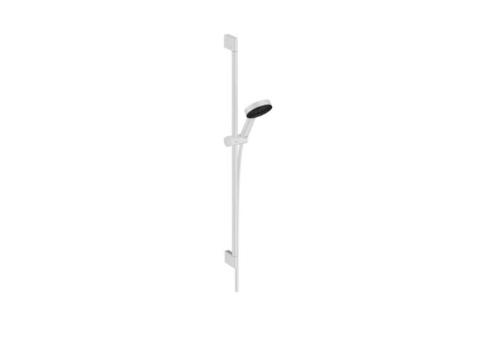 Hansgrohe Pulsify Select S Set sprchové hlavice, 3 proudy, tyče 959 mm a hadice, matná bílá