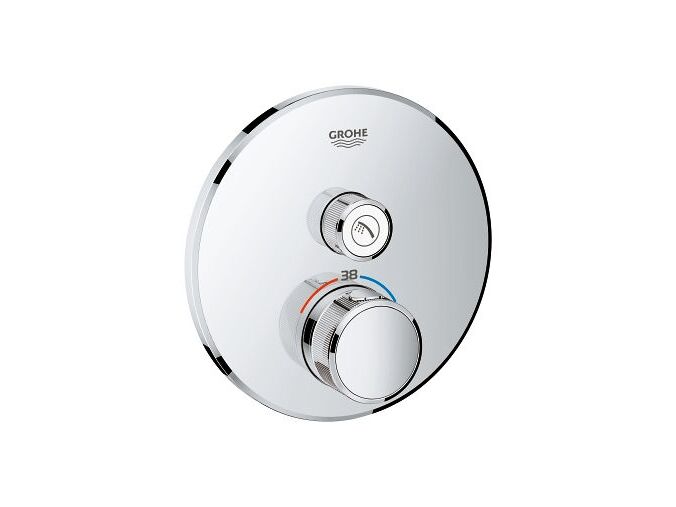 Grohe Grohtherm SmartControl Termostatická sprchová baterie pod omítku s jedním ventilem, chrom