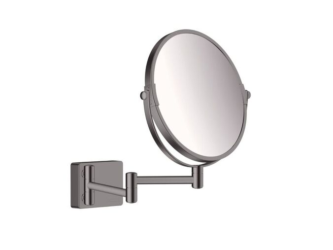 Hansgrohe AddStoris Kosmetické nástěnné zrcátko, kartáčovaný černý chrom