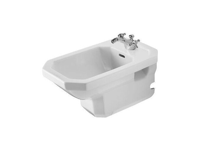 Duravit 1930 závěsný bidet 36x58 cm, WonderGliss, bílá