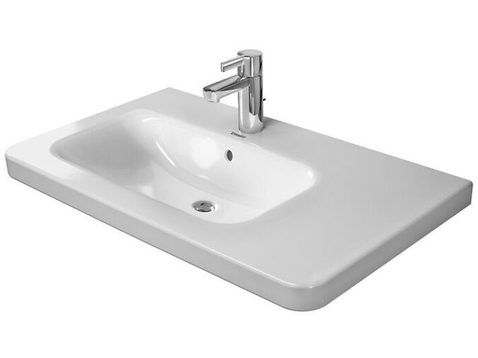 Duravit DuraStyle umyvadlo 80x48 cm, přepad, otvor pro baterii, WonderGliss, bílá