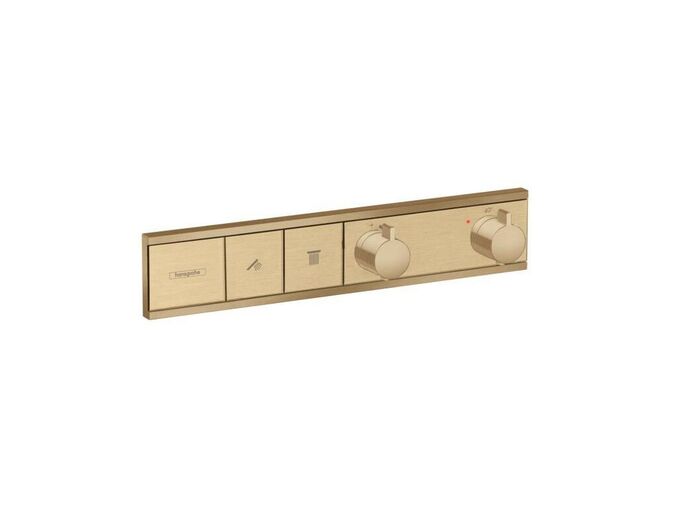 Hansgrohe RainSelect Baterie pod omítku pro 2 spotřebiče, kartáčovaný bronz