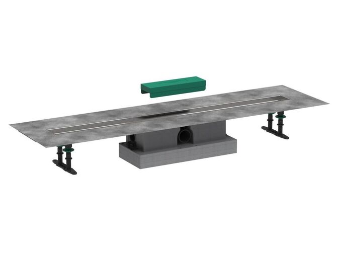 Hansgrohe Raindrain Set pro standardní instalaci lineárního sprchového žlabu 1000 mm, nerez