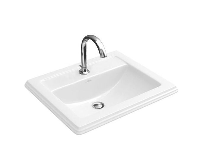 Villeroy & Boch Hommage zápustné umyvadlo, 630x525mm, bílá, CeramicPlus