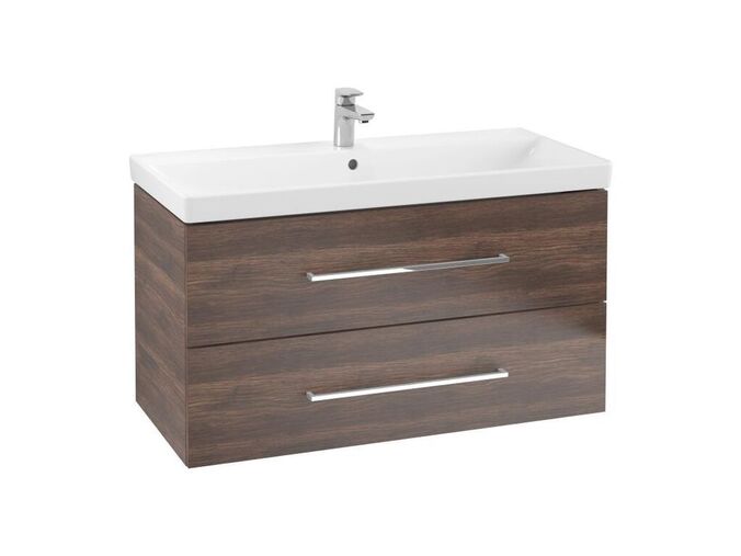 Villeroy & Boch Avento Umyvadlová skříňka, 980x514x452 mm, 2 zásuvky, Arizona Oak