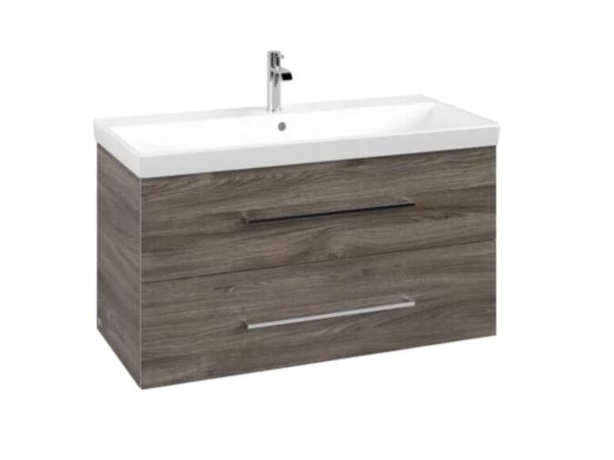 Villeroy & Boch Avento Umyvadlová skříňka, 980x514x452 mm, 2 zásuvky, Stone Oak