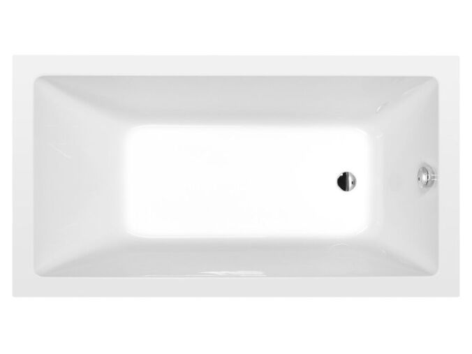 Polysan NOEMI obdélníková vana 160x80x39cm, bílá
