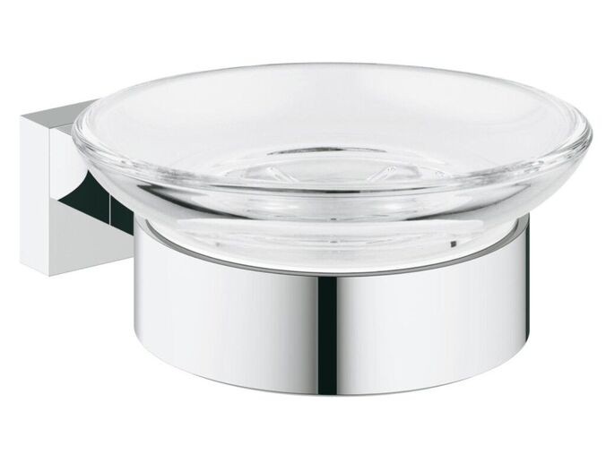 Grohe Essentials Cube Mýdlenka s držákem, chrom
