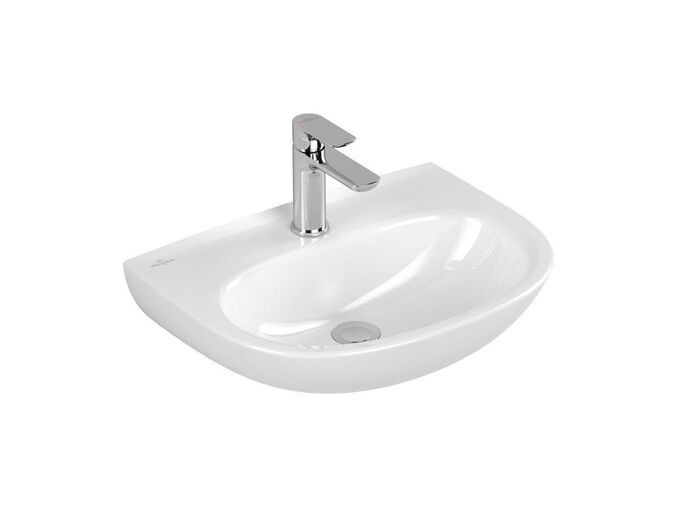 Villeroy & Boch O.novo Umývátko 50x38 cm, bez přepadu, otvor pro baterii, alpská bílá