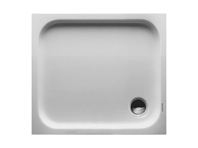Duravit D-Code akrylátová vanička 90x80cm, odpad 90mm, Antislip