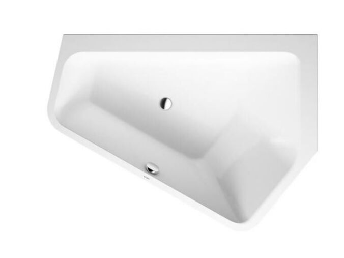 Duravit Paiova 5 vana asymetrická, 177x130 cm, s panelem, pravá, bílá