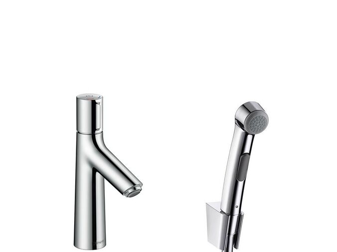 Hansgrohe Talis Select S Umyvadlová baterie 100 s ruční sprchou Bidette, chrom