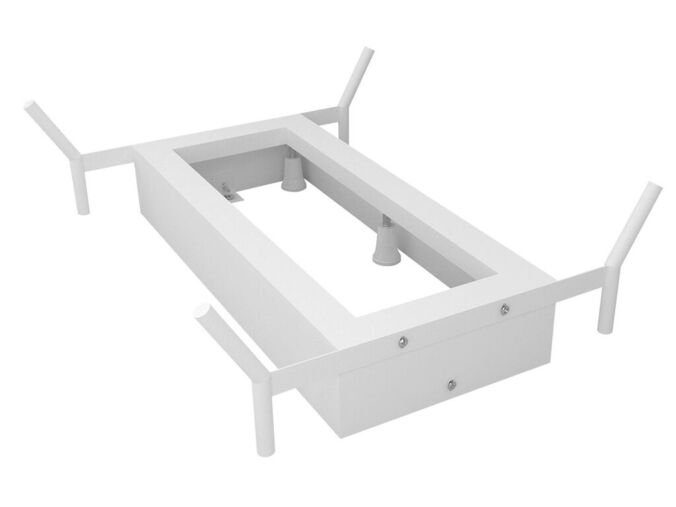 Polysan REDUTA konstrukce pro vanu 150x75cm, bílá mat