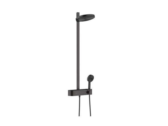 Hansgrohe Pulsify Sprchový set s termostatem, průměr 26 cm, 3 proudy, EcoSmart, matná černá