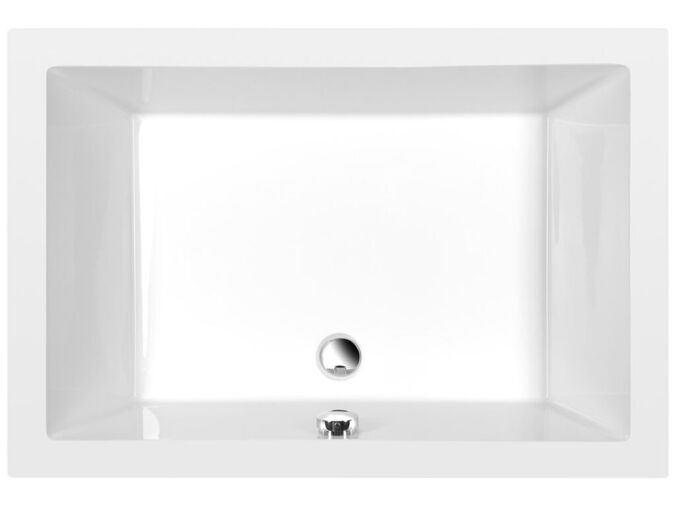 Polysan DEEP hluboká sprchová vanička s konstrukcí, obdélník 110x75x26cm, bílá