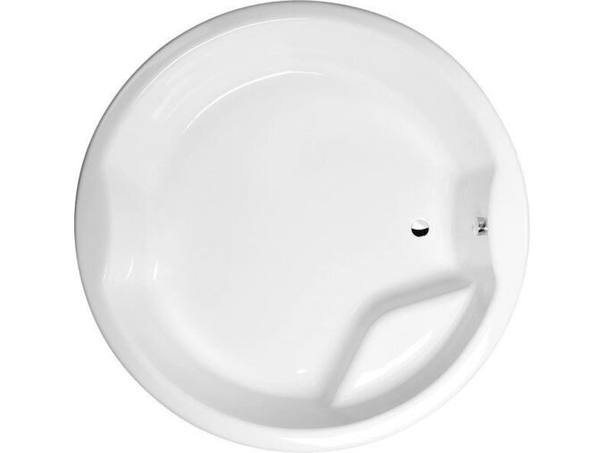Polysan ROYAL ROUND kulatá vana s konstrukcí 172x172x49cm, bílá