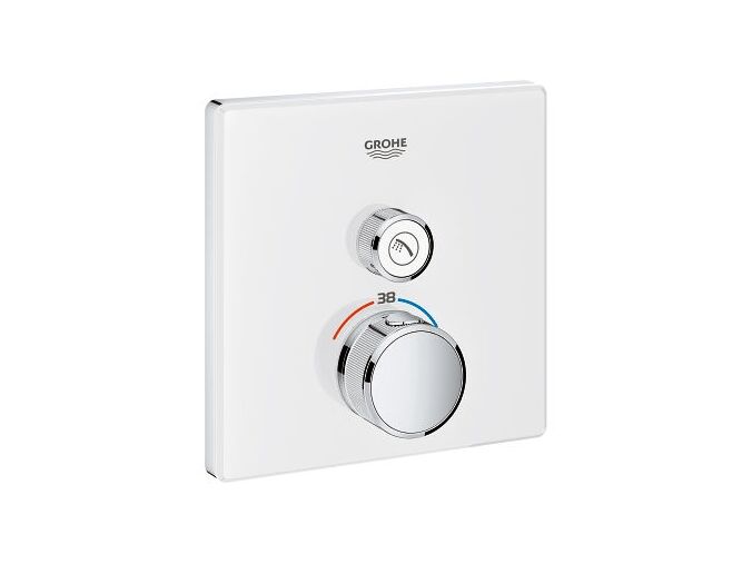 Grohe Grohtherm SmartControl Termostatická sprchová baterie pod omítku s 1 ventilem, měsíční bílá