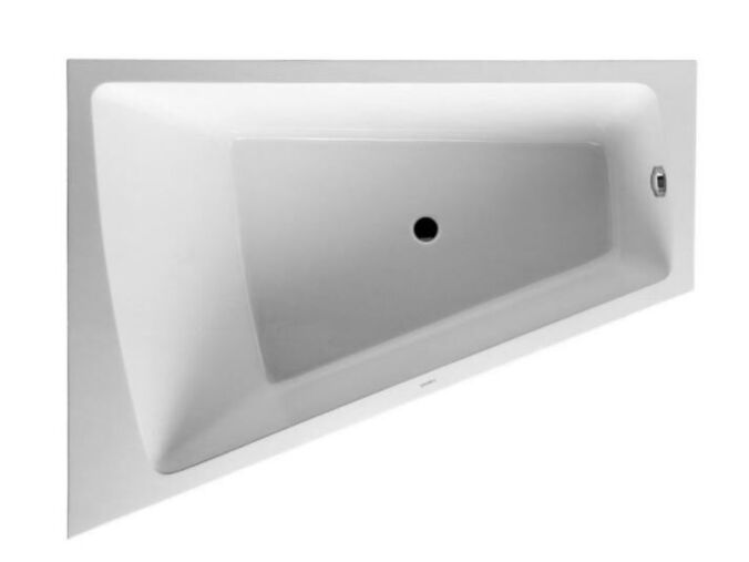 Duravit Paiova vana asymetrická, 180x140 cm, s panelem, levá, bílá