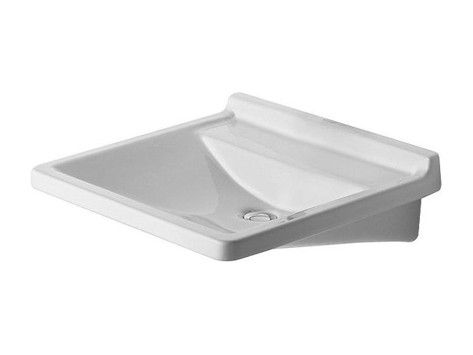 Duravit Starck3 umyvadlo Med, 60x54,5 cm, bez otvoru pro baterii, WonderGliss, bílá
