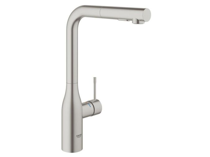 Grohe Essence Dřezová baterie s výsuvnou sprškou, supersteel
