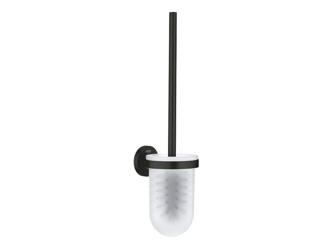 Grohe QuickFix Start WC štětka nástěnná s držákem, sklo/matná černá