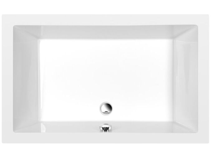 Polysan DEEP hluboká sprchová vanička s konstrukcí, obdélník 120x75x26cm, bílá