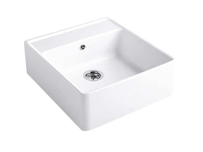 Villeroy & Boch Dřezy Keramický dřez 63x60 cm, CeramicPlus, alpská bílá