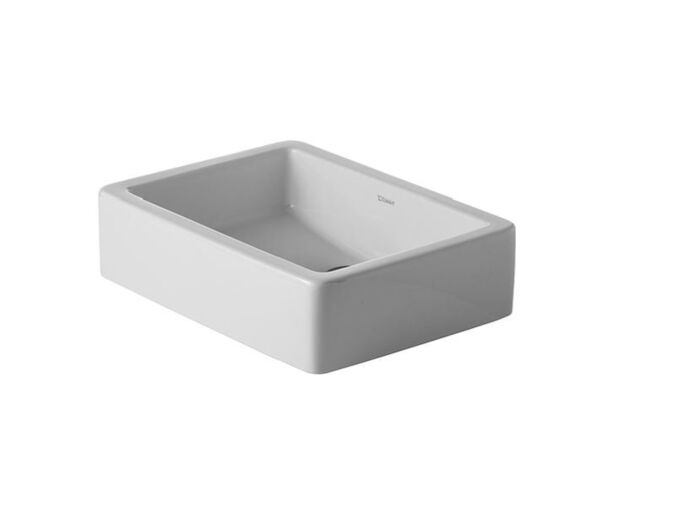 Duravit Vero umyvadlo na desku, 50x38 cm, bez přepadu, WonderGliss, bílá