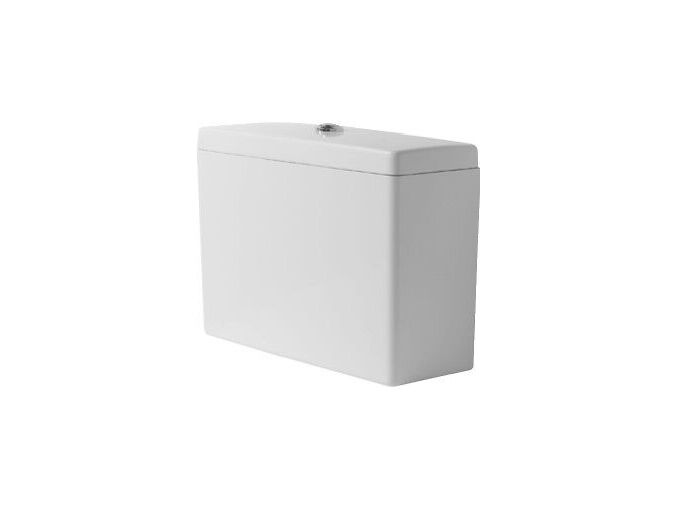 Duravit Starck3 splachovací nádrž 475x21 cm, připojení dole vlevo, WonderGliss, bílá