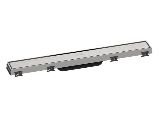 Hansgrohe Raindrain Sprchový žlab s nerezovým roštem 600, s výškově stavitelným rámem, kartáčovaná nerez