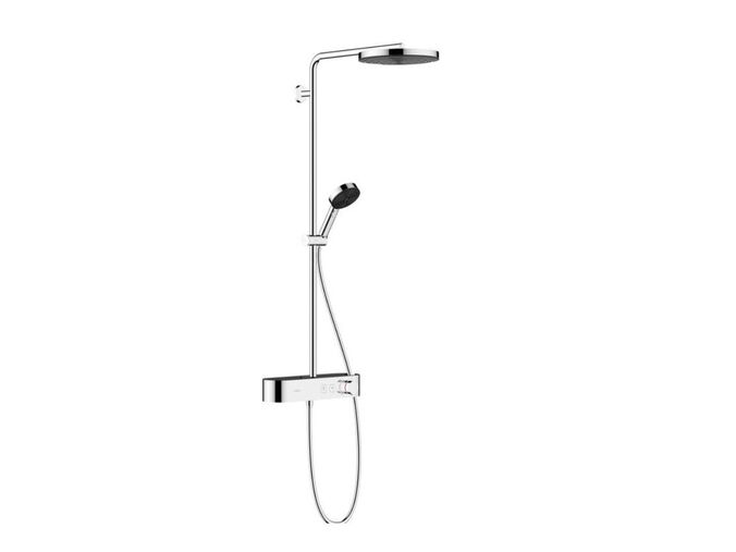 Hansgrohe Pulsify Sprchový set s termostatem, průměr 26 cm, 3 proudy, chrom