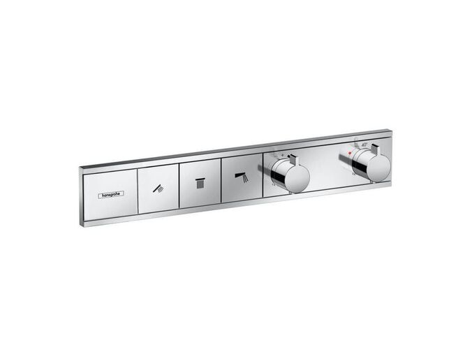 Hansgrohe RainSelect Termostatická baterie pod omítku, pro 3 spotřebiče, chrom
