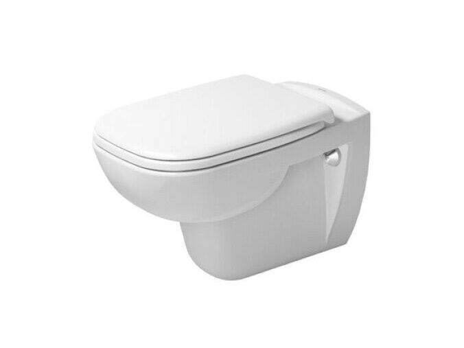 Duravit D-Code závěsné WC, Rimless, sedátko SoftClose, bílá