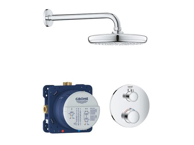 Grohe Grohtherm Sprchový set Tempesta 210 s termostatem pod omítku, chrom